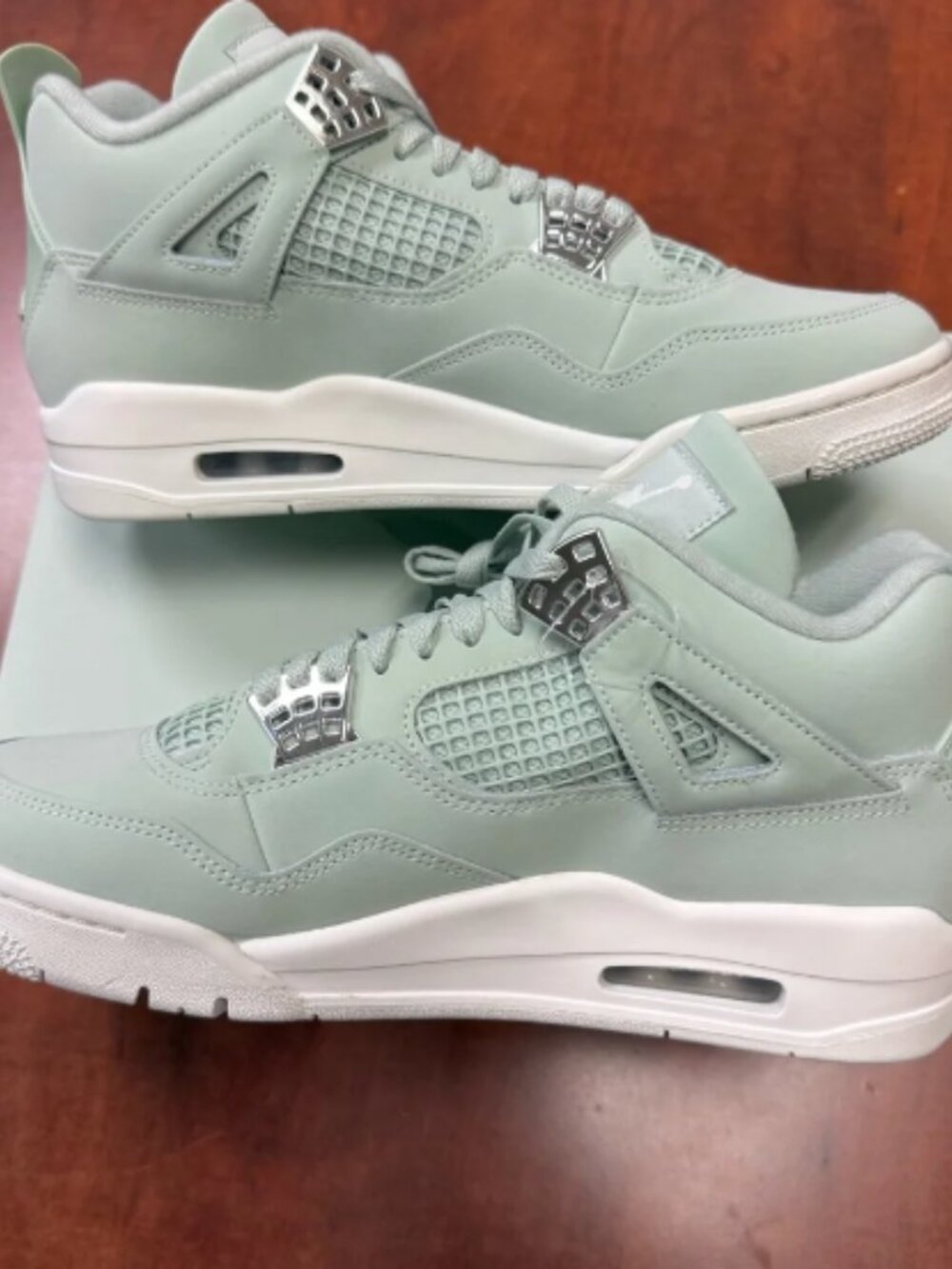 Nike Air Jordan 4 Retro Seafoam Sail Silver